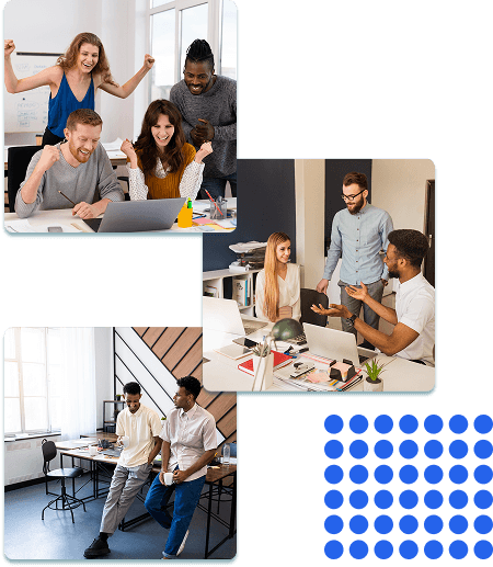 Team celebration